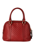 Microguccissima Dome Bag, &pound;395, Handbags, Red, Leather, Back view